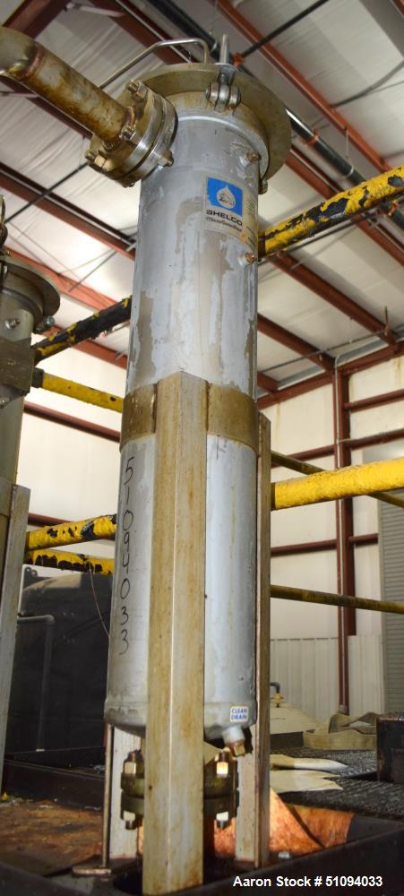Used Shelco Bag Filter Housing, Model BFS-2SB-2F, Stainless Steel. Approximate 8" diameter x 36" straight side. Internal rated 150 psi. Serial# 164261. ** This will not be available for delivery unti...