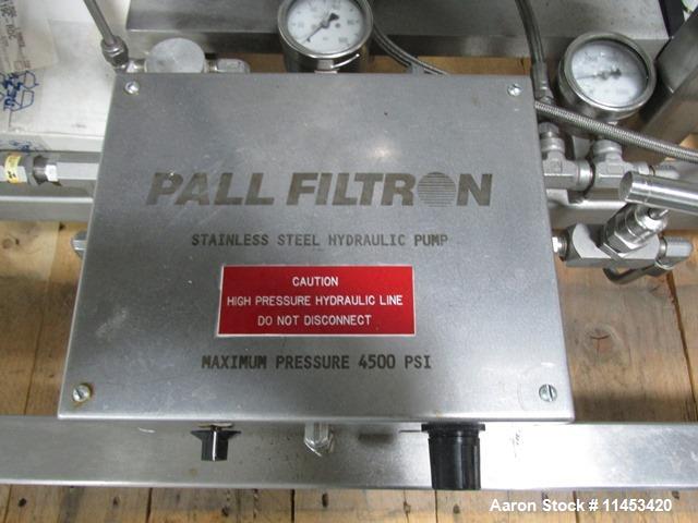 Used- One Pall Tangential Flow Membrane Filtration Skid