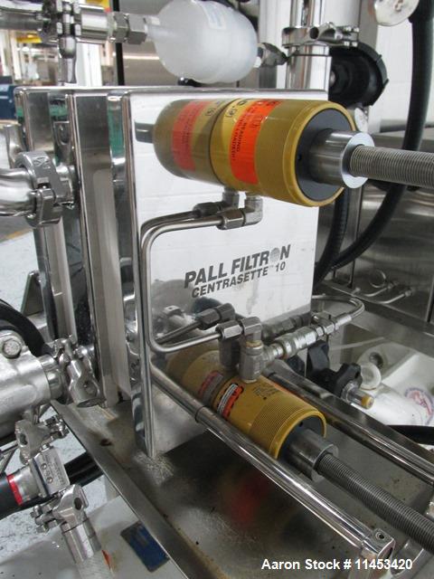 Used One Pall Tangential Flow Membrane Filtration Skid