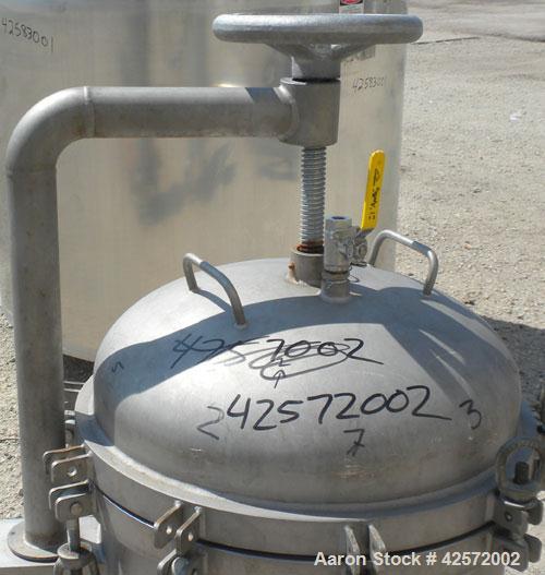 Used Stainless Steel Commercial Filter Corporation Cartridge Filter, 