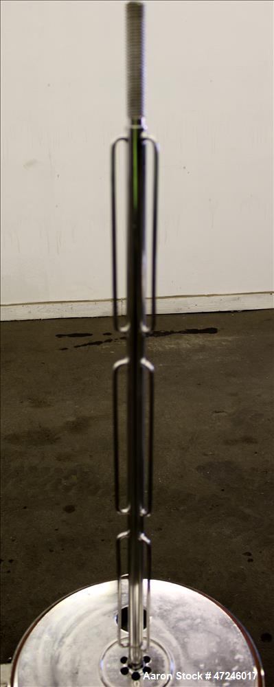 Used Cuno Filter Housing, Model 12-ZP 3, 316 Stainless Steel, Vertical.