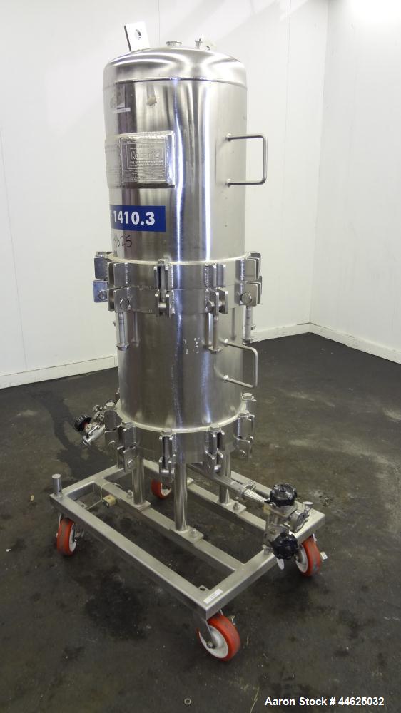 Used Stainless Steel Cuno Zeta Plus Cartridge Filter Housing, Model 16ZPB4