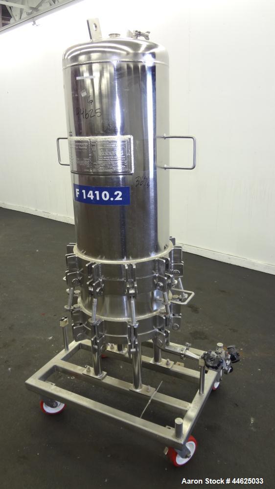 Used Stainless Steel Cuno Zeta Plus Cartridge Filter Housing, Model 16ZPB4