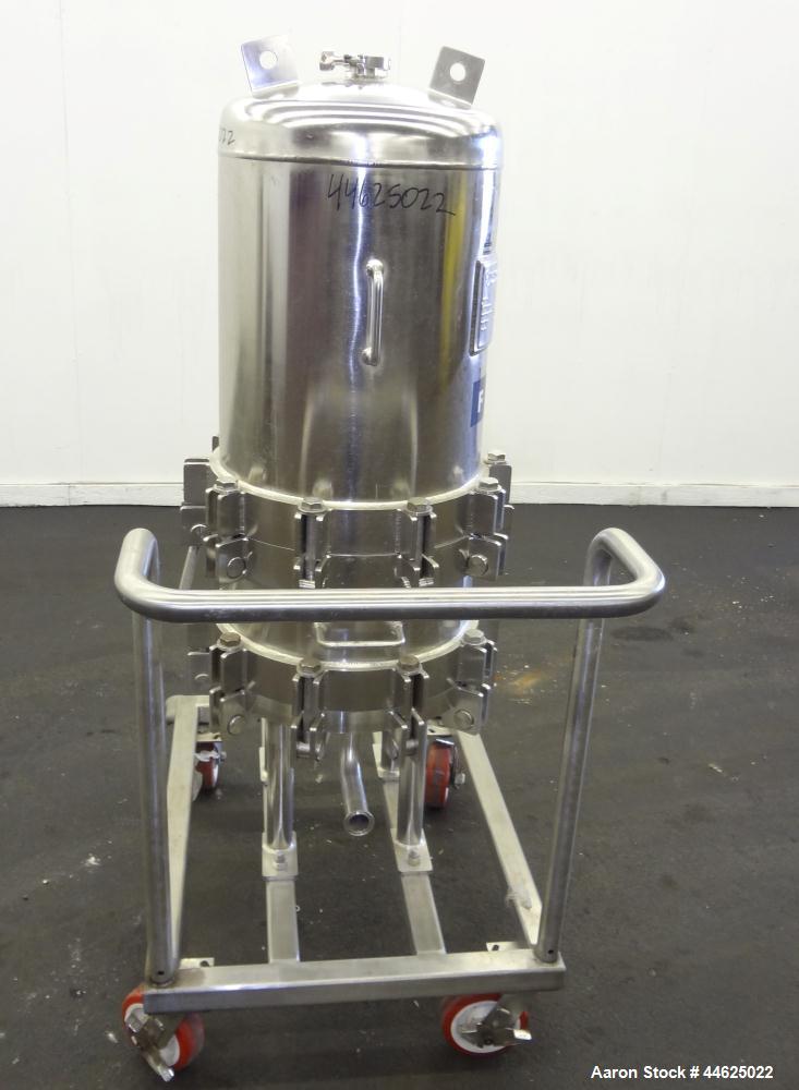 Used Stainless Steel Cuno Zeta Plus Cartridge Filter Housing, Model 16ZPB3