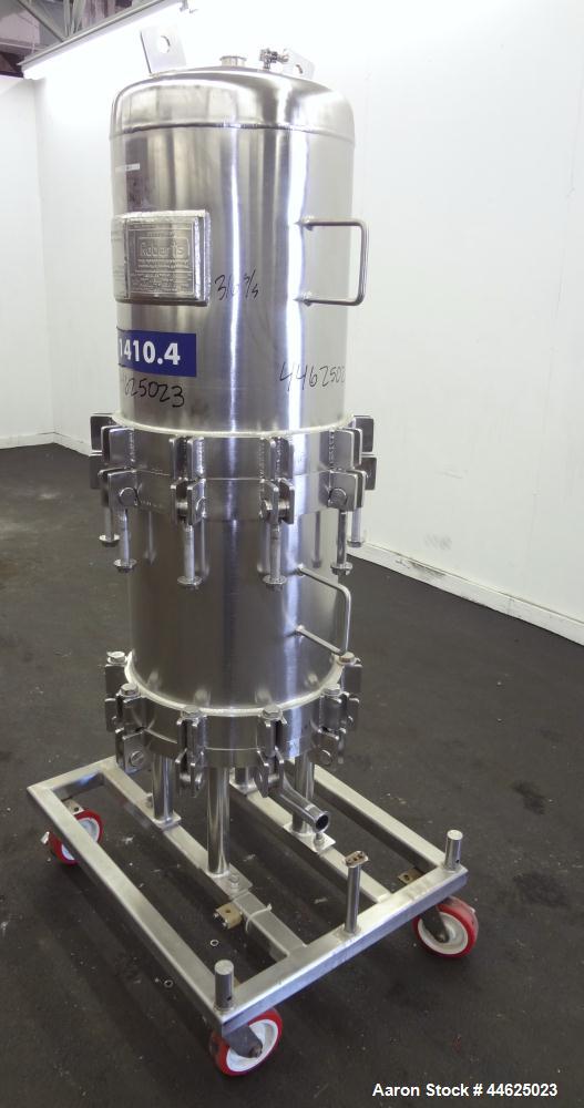 Used Stainless Steel Cuno Zeta Plus Cartridge Filter Housing, Model 16ZPB4