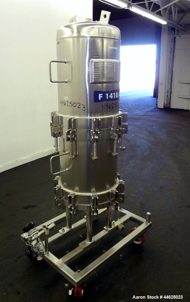 Used Stainless Steel Cuno Zeta Plus Cartridge Filter Housing, Model 16ZPB4