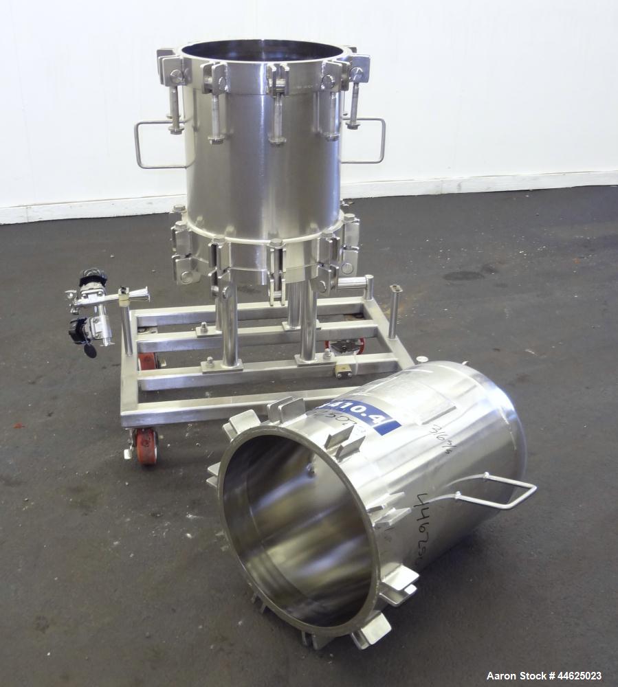 Used Stainless Steel Cuno Zeta Plus Cartridge Filter Housing, Model 16ZPB4