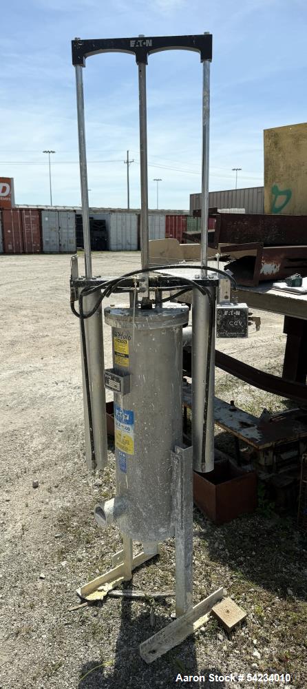 Used Eaton DCF-1600 Disc Cleaning Filter – 316 Stainless Steel Self-Cleaning Industrial Filtration System