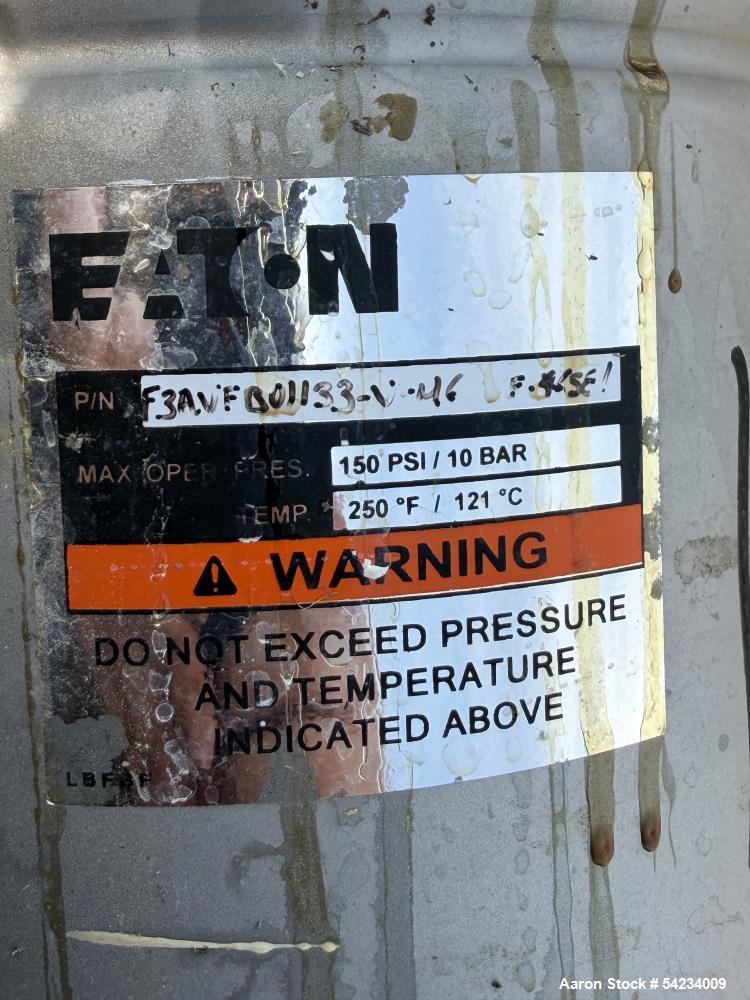 Eaton F3AVFB01033 Single Bag Filter Housing – 3" Ports, 150 PSI