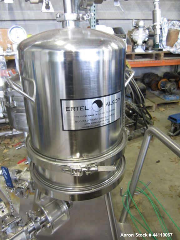 Used Stainless Steel Ertel-Alsop Filter Housing System, Model 12PY1VDOST7