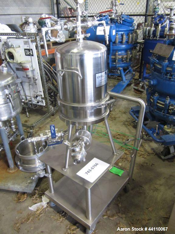Used Stainless Steel Ertel-Alsop Filter Housing System, Model 12PY1VDOST7