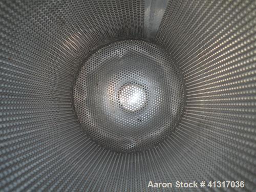 Used Filter Specialists Basket Filter, Part Number F.S.P. 40-1-316SS, 316 Stainless Steel. 8" diameter x 16" deep. No basket. Rated 150 psi at 200 deg F. 1" NPT inlet, 2" tri-clamp center bottom outl...