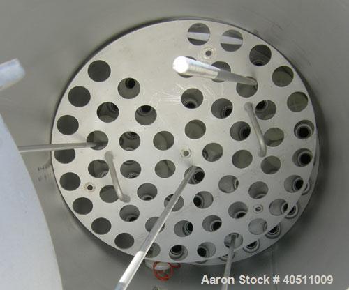 Used Filterite Cartridge Filter, model 935563, type 220MSO4-316L-6FOLD-C150, 316L stainless steel. Approximately 24" diameter x 53" straight side, clamped dished top, dished bottom, rated 150 psi at ...
