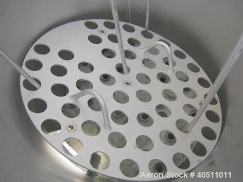 Used Filterite Cartridge Filter, Model 935563, type 220MSO4-316L-6FOLD-C150, 316L stainless steel. Approximately 24" diameter x 53" straight side, clamped dished top, dished bottom, rated 150 psi at ...