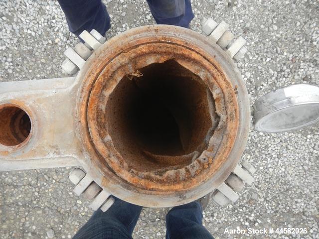 Used Filtration Systems Inline Stainless Steel Basket Filter, 8" diameter x 24" deep housing rated 150 psi, .serial# 16226