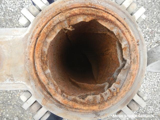 Used Filtration Systems Inline Stainless Steel Basket Filter, 8" diameter x 24" deep housing rated 150 psi, .serial# 16226