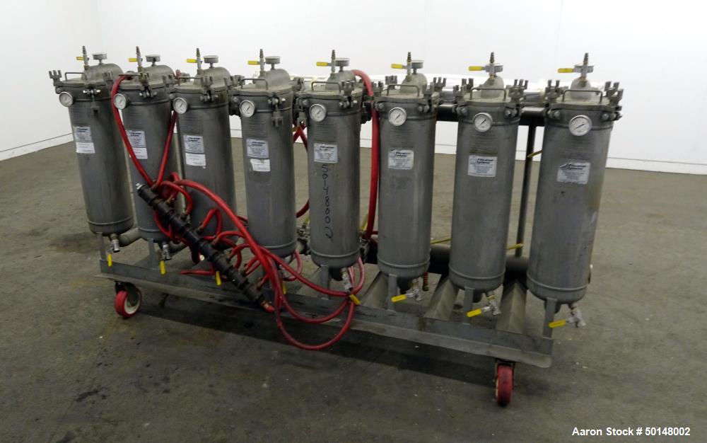 Used Stainless Steel Cartridge Filter Housings