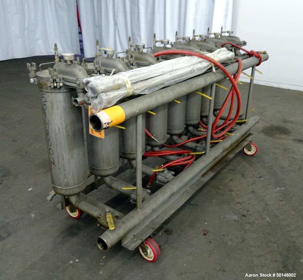 Used Stainless Steel Cartridge Filter Housings
