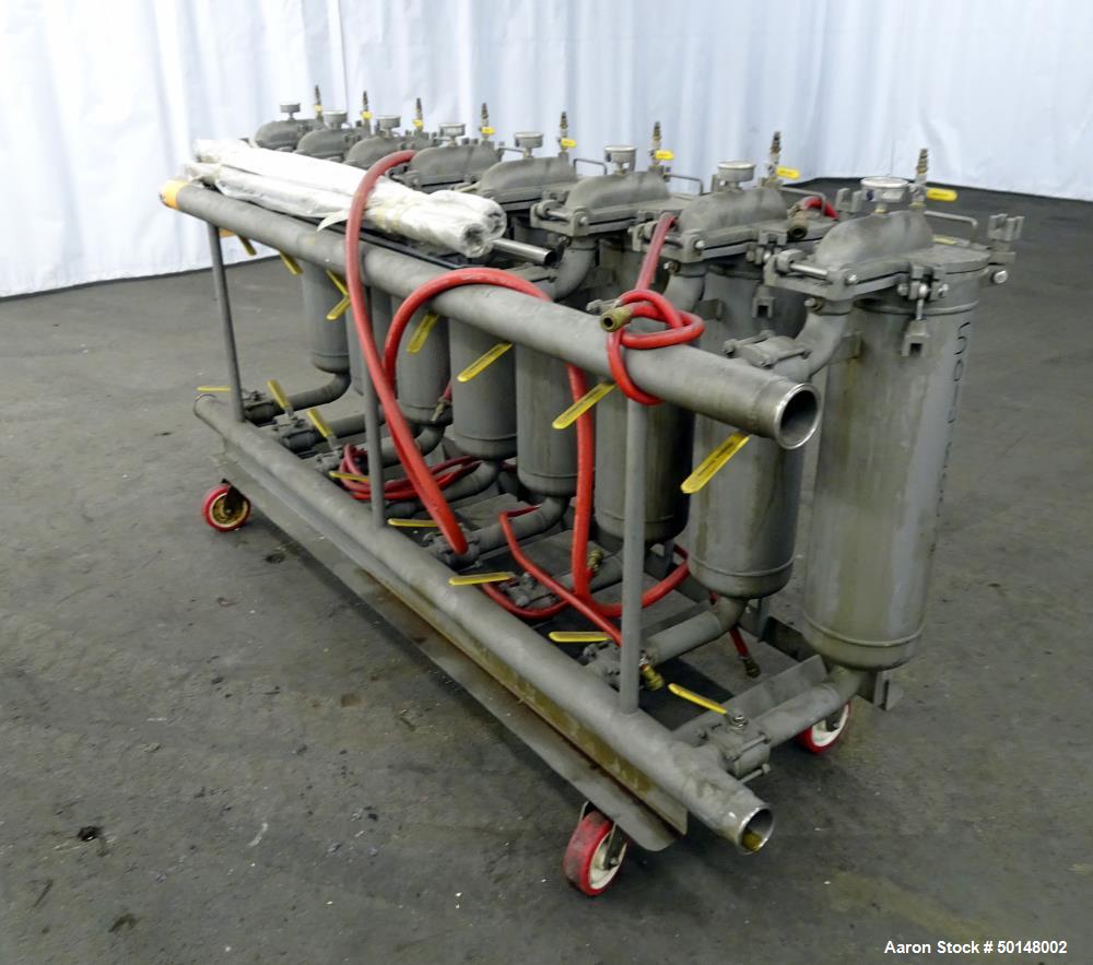 Used Stainless Steel Cartridge Filter Housings