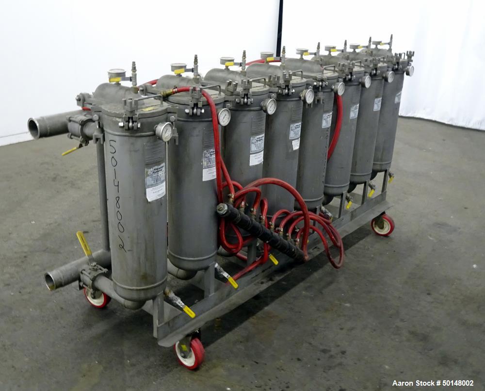 Used Stainless Steel Cartridge Filter Housings