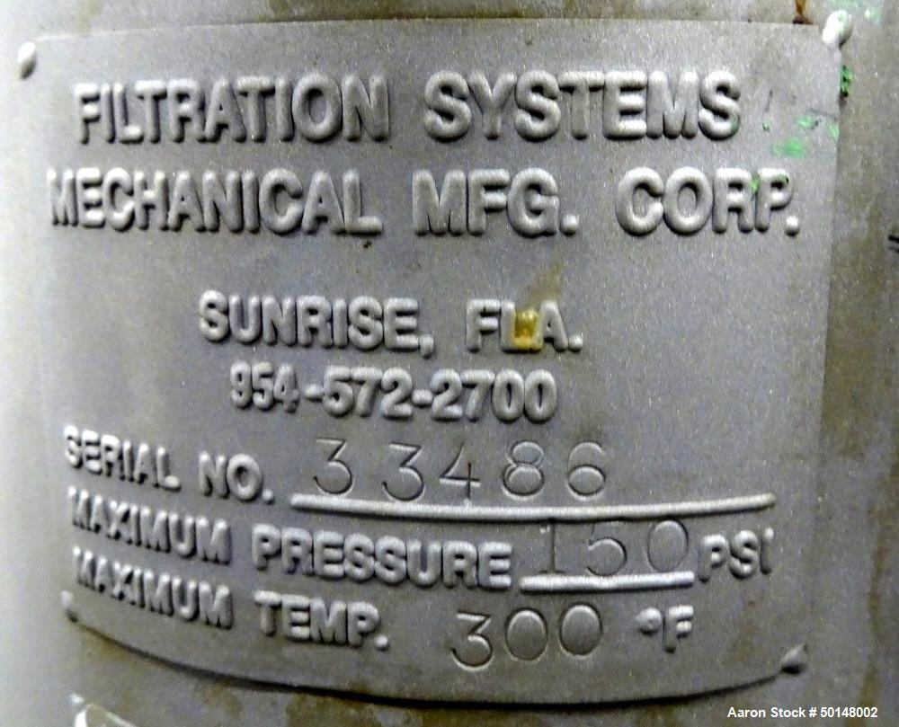 Used Stainless Steel Cartridge Filter Housings
