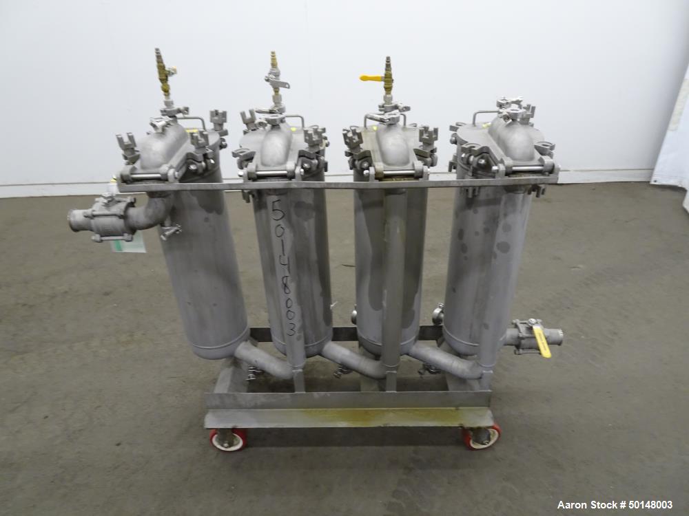 Used Stainless Steel Cartridge Filter Housings