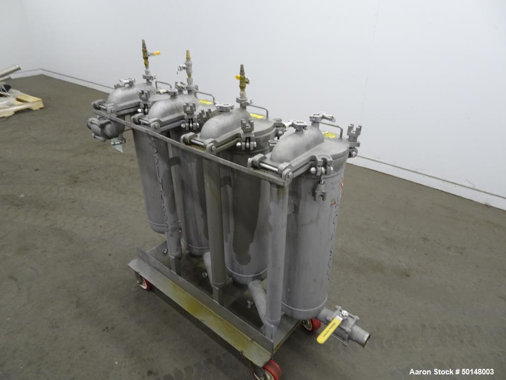 Used Stainless Steel Cartridge Filter Housings