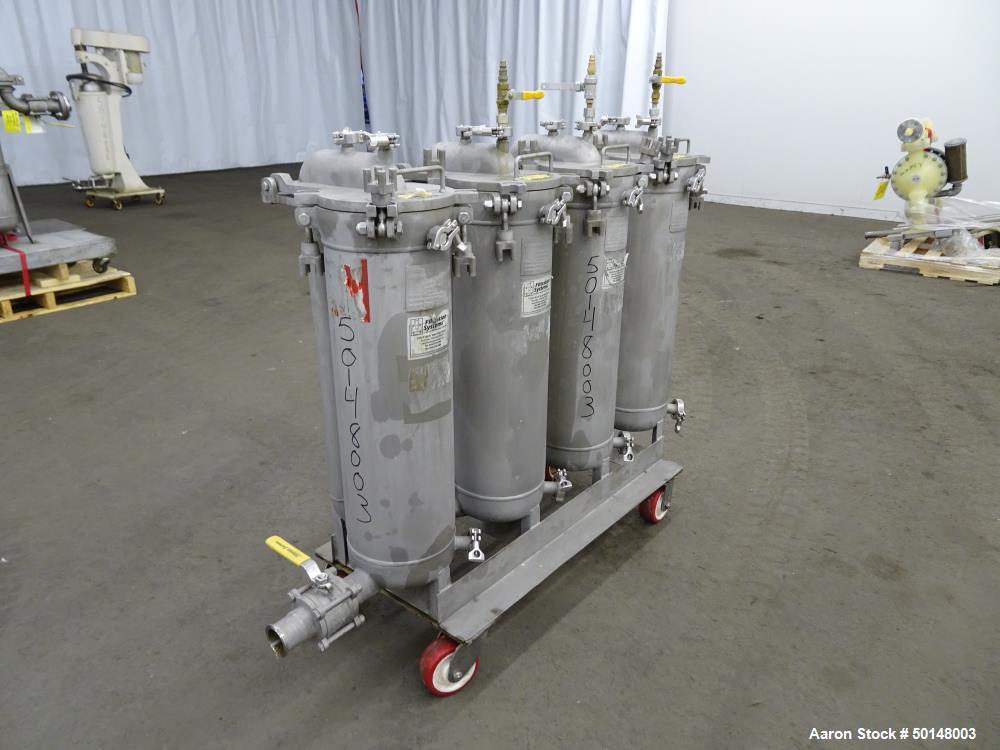 Used Stainless Steel Cartridge Filter Housings