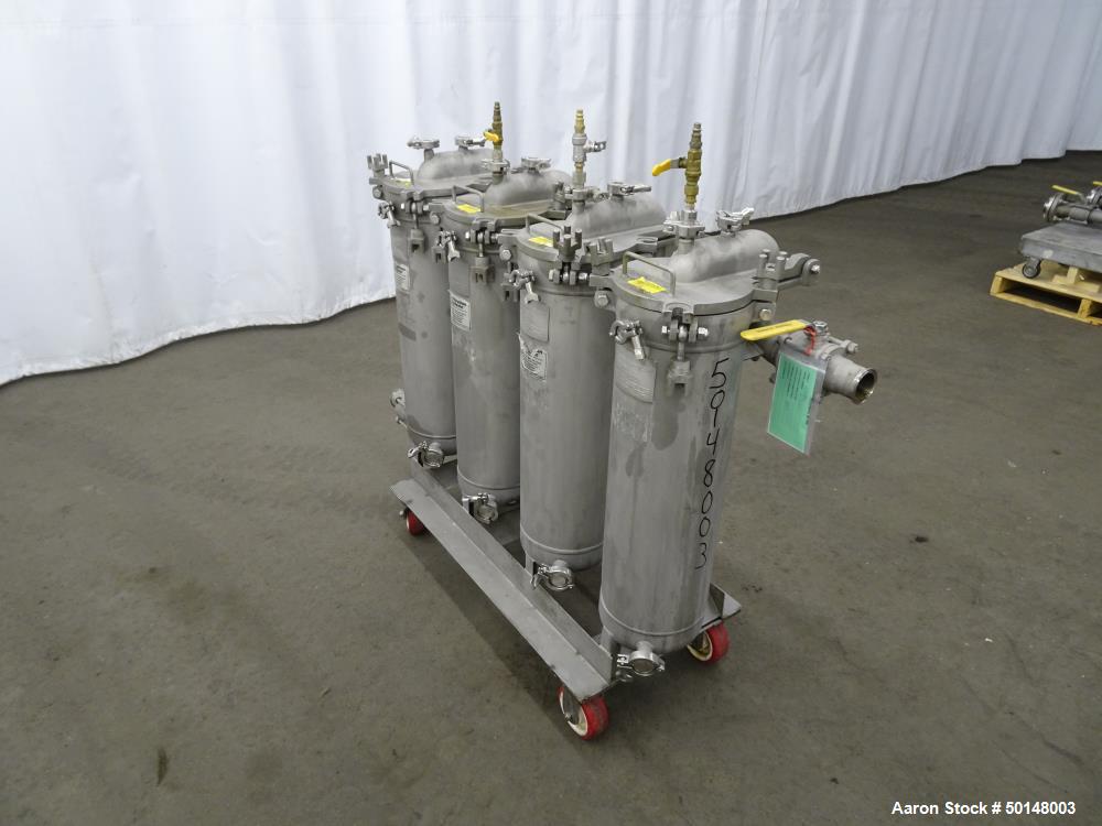 Used Stainless Steel Cartridge Filter Housings
