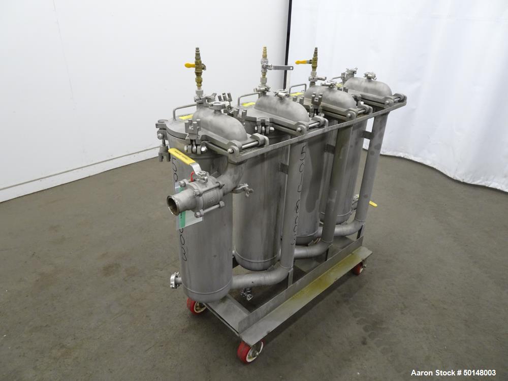 Used Stainless Steel Cartridge Filter Housings