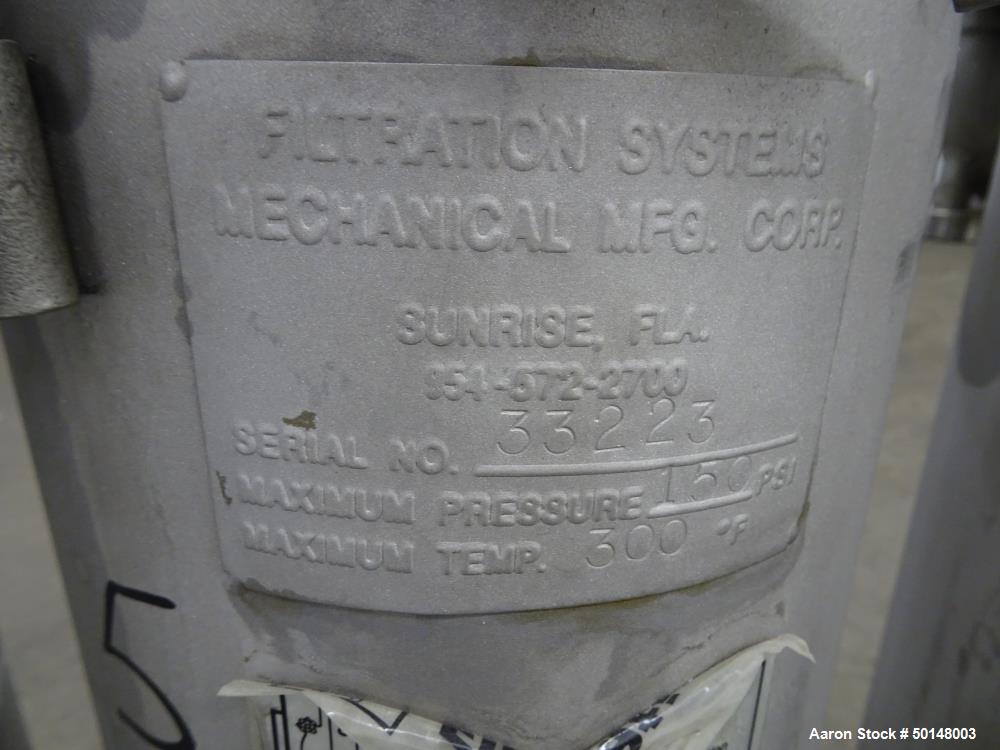 Used Stainless Steel Cartridge Filter Housings