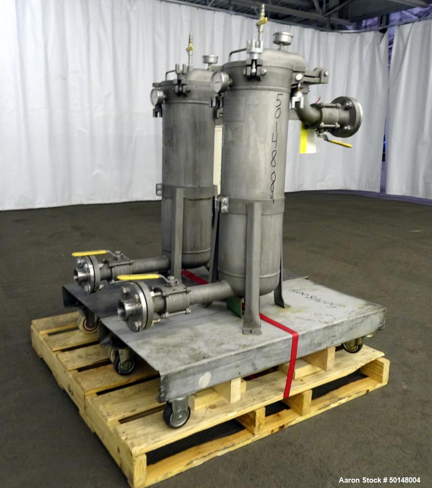 Used Stainless Steel Cartridge Filter Housings