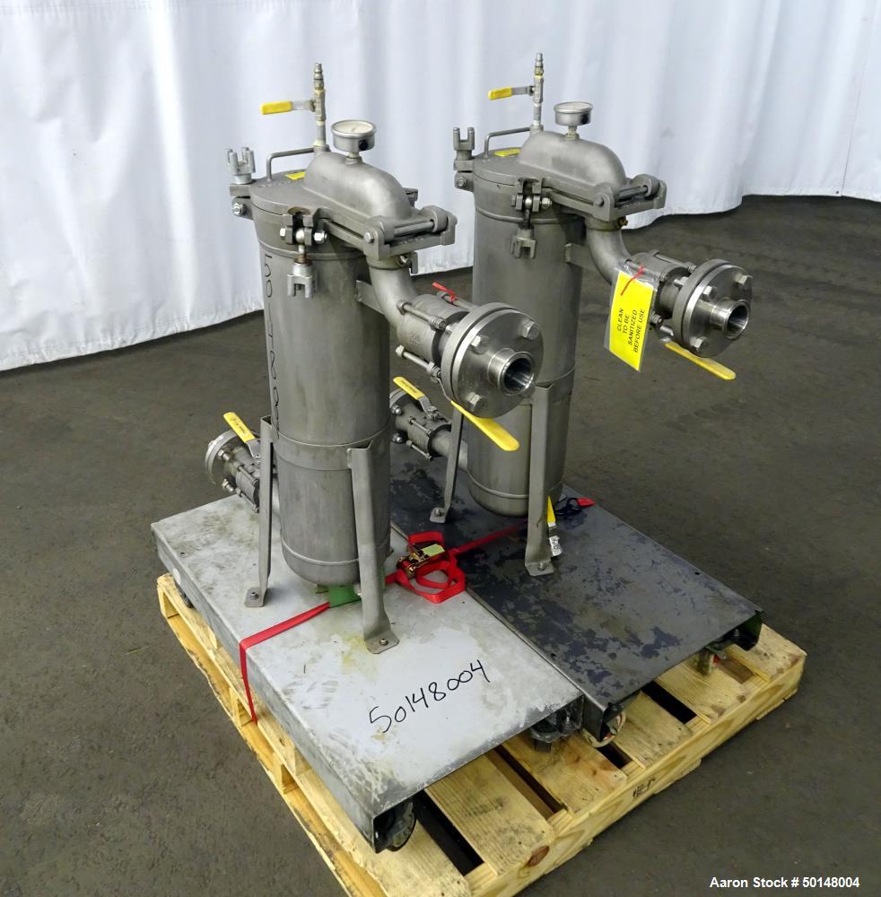 Used Stainless Steel Cartridge Filter Housings