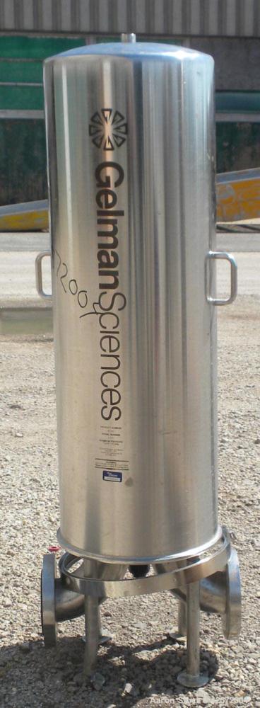 Used Stainless Steel Gelman Sciences Cartridge Filter, Model 961483