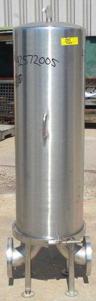 Used Stainless Steel Gelman Sciences Cartridge Filter, Model HFGJ1Q1B11