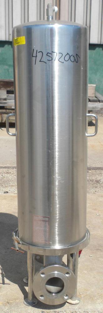 Used Stainless Steel Gelman Sciences Cartridge Filter, Model HFGJ1Q1B11