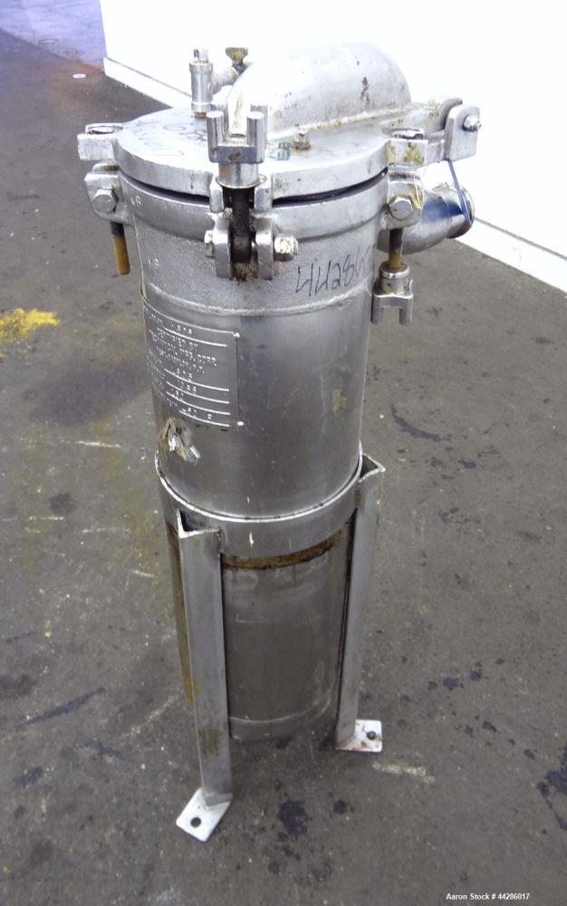 Used Stainless Steel Mechanical Manufacturing Filter, Model CF8M