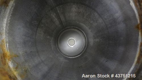 Used Mechanical Basket Filter, 7 Gallon Capacity, 316 Stainless Steel, Vertical. Approximately 8-1/2” diameter x 29" deep housing, bolt-on top cover, 7-1/2” diameter x 28” deep removable basket. Rate...