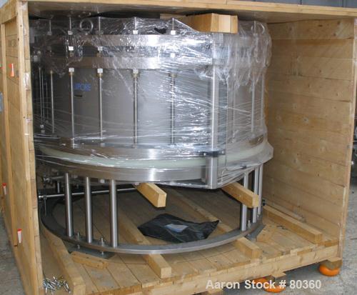 USED: Millipore filtering system consisting of: (1) Isopack biochromatography process column, 316L stainless steel. Approximate 1600mm diameter, rated 58 psi at 86 deg F. (2) Slurry transfer skids co...