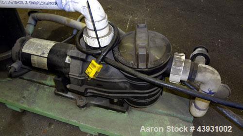 Used Teel Pool/Spa Cartridge Filter, Model 4RK12, 135 Square Feet Filter Area. Maximum working pressure 50 psi, maximum design flow rate public pools 50.6 gallons per minute, residential pools 135 ga...
