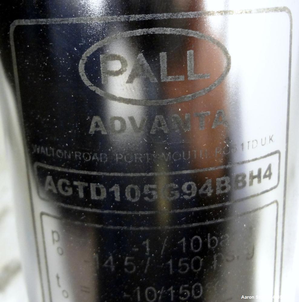 Stainless Steel Pall Advanta AGT Gas Filter Housing