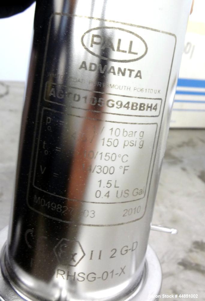 Stainless Steel Pall Advanta AGT Gas Filter Housing
