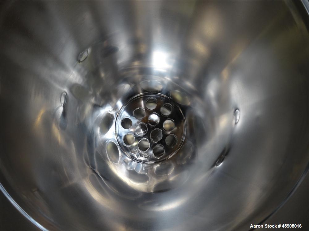 Unused- Pall Filter Housing, Part#4HD4886-2869, 316L Stainless Steel. Approximate 13-3/4" diameter x 46" straight side, dished clamp on top and bottom. Internal rated 100 psi at -20 to 250 degrees F....