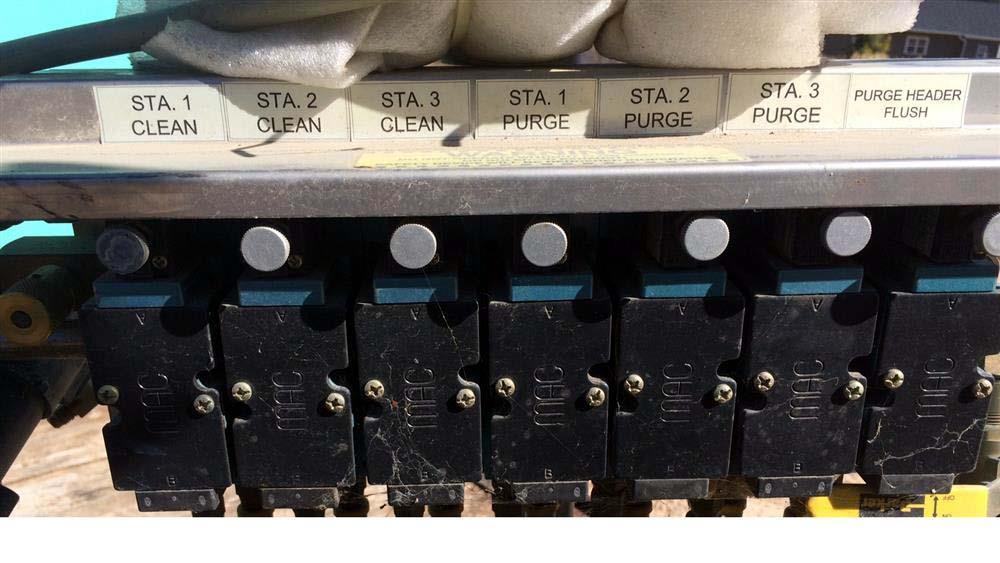 Used Ronningen-Petter DCF 1600 Twin Series 3X Pod Filters, Model DCF 1600 DCF Twin. Filtration Surface 610 x 3, area - in2 (cm2) (3935) x 3. Flow rate range at 60200 x 3. 100µ - gpm (m3/hr) (13.645.4...