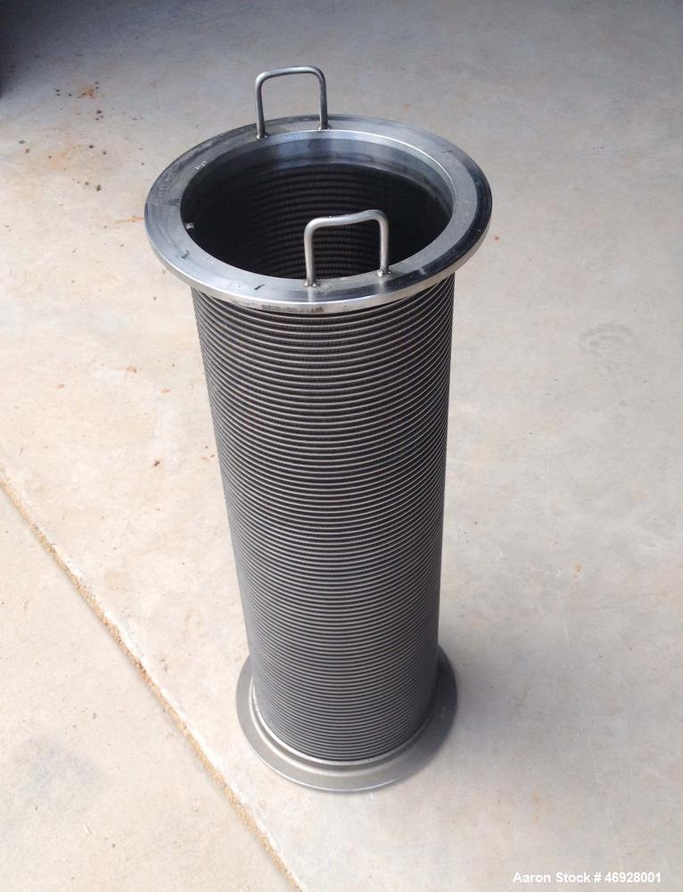 Used Ronningen-Petter DCF 1600 Twin Series 3X Pod Filters, Model DCF 1600 DCF Twin. Filtration Surface 610 x 3, area - in2 (cm2) (3935) x 3. Flow rate range at 60200 x 3. 100µ - gpm (m3/hr) (13.645.4...