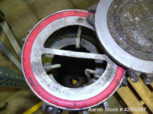 Used Ronningen-Petter Single Bag Filter, 316 stainless steel. 8" diameter x 31" deep filter housing, rated 150 psi at –20 to 220 deg F. Approximate 90 gallons per minute flow rate. Bolt-on top cover,...