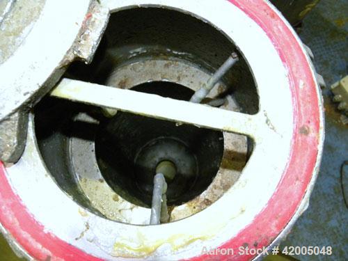 Used Ronningen-Petter Single Bag Filter, 316 stainless steel. 8" diameter x 31" deep filter housing, rated 150 psi at –20 to 220 deg F. Approximate 90 gallons per minute flow rate. Bolt-on top cover,...