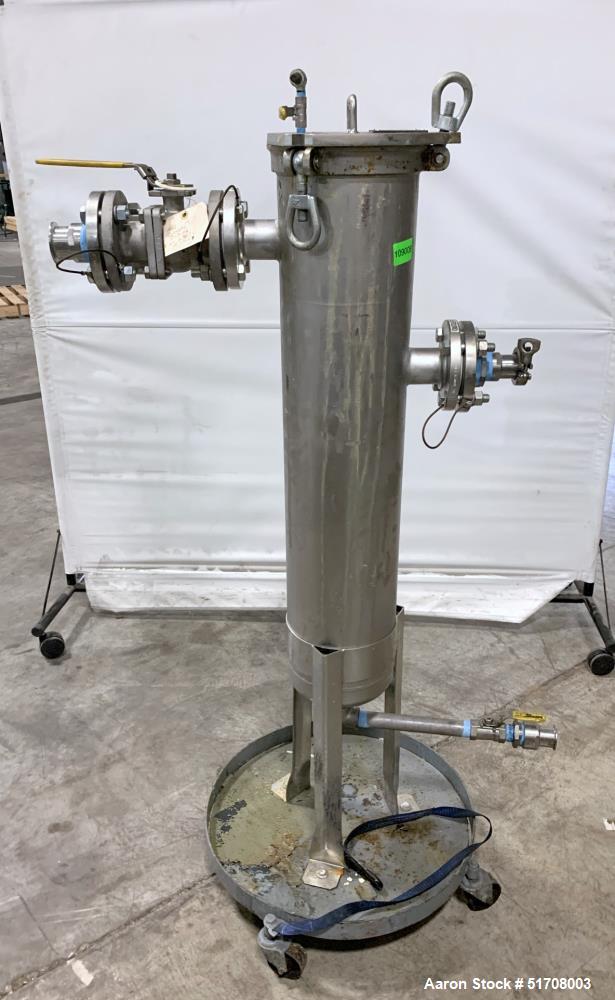 Used Rosedale Filtration Products Model 8 Basket Strainer & Bag Filter