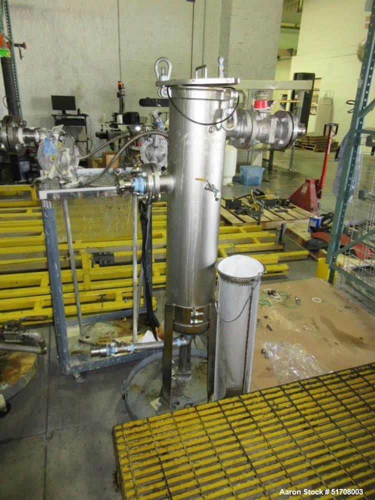 Used Rosedale Filtration Products Model 8 Basket Strainer & Bag Filter