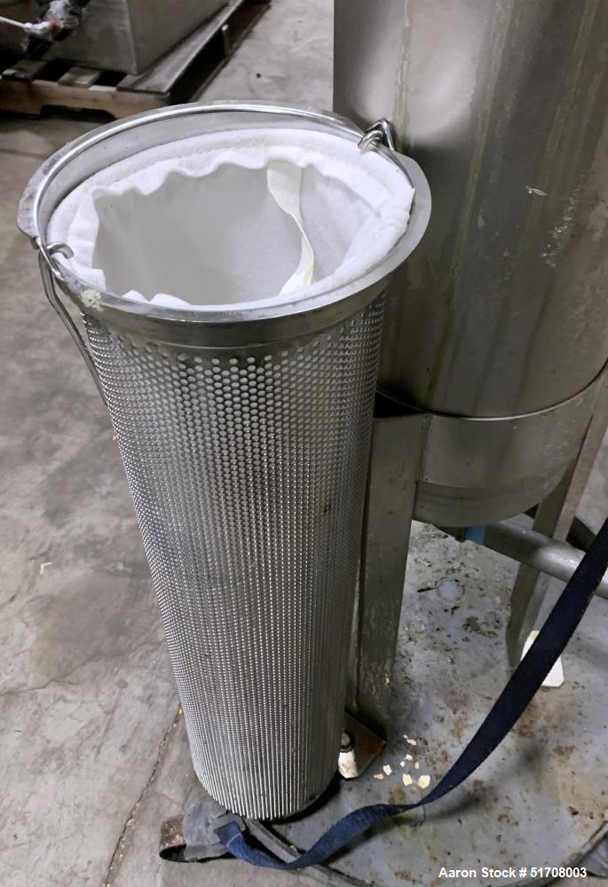 Used Rosedale Filtration Products Model 8 Basket Strainer & Bag Filter
